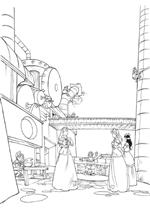 coloring page K3 de sprookjes